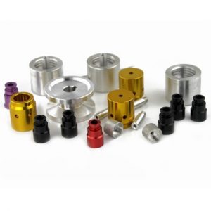 Anodized aluminum parts