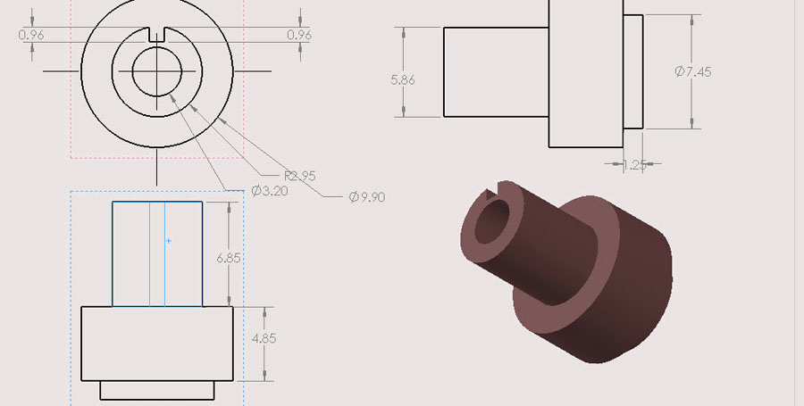 design 2d 3d cad drawing