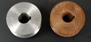 prevent metal part corrision