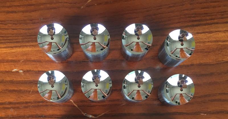 mirror polishing machined part