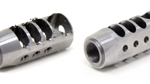 burrs on machined part