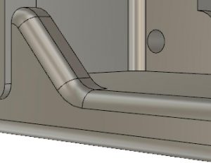 fillets in CNC machining