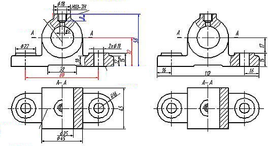 machining part drawing