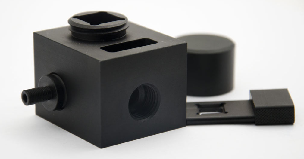 black coating machined parts